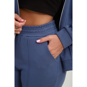 Костюм двойка женский М-20 дабл фейс (р-ры: 46-60) голубой