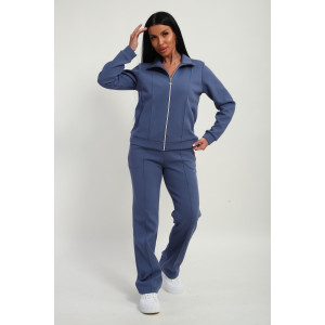 Костюм двойка женский М-20 дабл фейс (р-ры: 46-60) голубой