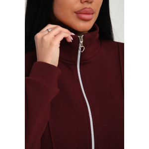 Костюм двойка женский М-20 дабл фейс (р-ры: 46-60) бордовый Костюм двойка женский М-20 дабл фейс (р-ры: 46-60) бордовый