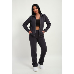 Костюм двойка женский М-20 дабл фейс (р-ры: 46-60) серый