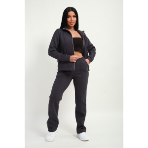 Костюм двойка женский М-20 дабл фейс (р-ры: 46-60) серый