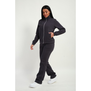 Костюм двойка женский М-20 дабл фейс (р-ры: 46-60) серый