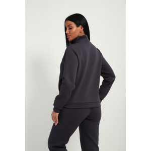 Костюм двойка женский М-20 дабл фейс (р-ры: 46-60) серый