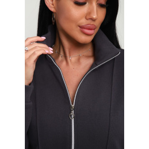 Костюм двойка женский М-20 дабл фейс (р-ры: 46-60) серый