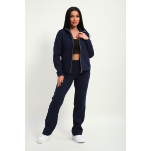 Костюм двойка женский М-20 дабл фейс (р-ры: 46-60) темно-синий