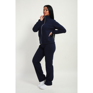 Костюм двойка женский М-20 дабл фейс (р-ры: 46-60) темно-синий