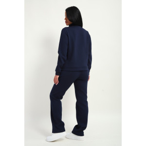 Костюм двойка женский М-20 дабл фейс (р-ры: 46-60) темно-синий