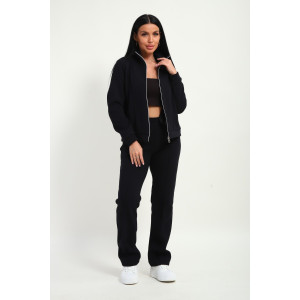 Костюм двойка женский М-20 дабл фейс (р-ры: 46-60) черный