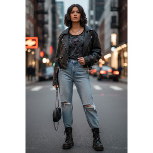 Майка женская №821 кулирка (р-ры: 50) черный