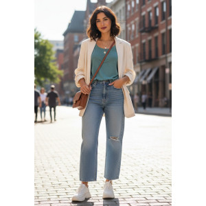 Майка женская №821 кулирка (р-ры: 50) оливковый