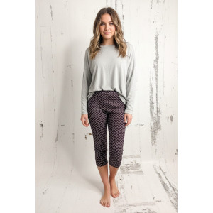 Бриджи женские №691 кулирка (р-ры: 42-44) коричневый