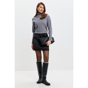 Юбка женская М-16 армани шёлк (р-ры: 42-52) черный