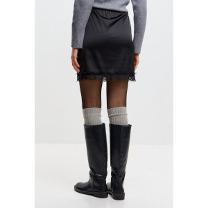 Юбка женская М-16 армани шёлк (р-ры: 42-52) черный