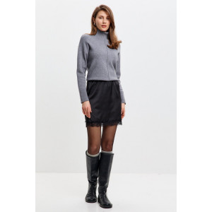 Юбка женская М-16 армани шёлк (р-ры: 42-52) черный