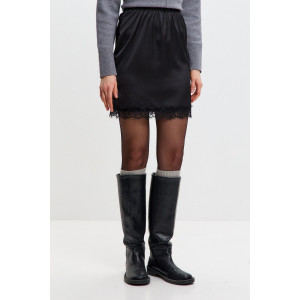 Юбка женская М-16 армани шёлк (р-ры: 42-52) черный