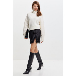 Юбка женская М-17 армани шёлк (р-ры: 42-52) черный