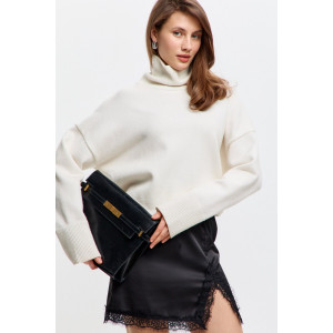 Юбка женская М-17 армани шёлк (р-ры: 42-52) черный