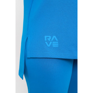 Костюм двойка женский "Рейв-3" футер 2-х нитка с лайкрой (р-ры: 46-58) синий электрик