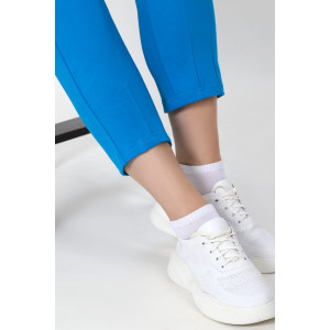 Костюм двойка женский "Рейв-3" футер 2-х нитка с лайкрой (р-ры: 46-58) синий электрик