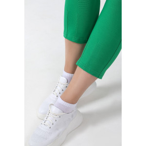 Костюм двойка женский "Рейв-3" футер 2-х нитка с лайкрой (р-ры: 46-58) зеленый