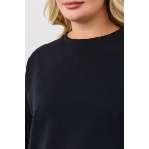 Костюм двойка женский "Рейв-3" футер 2-х нитка с лайкрой (р-ры: 46-58) черный