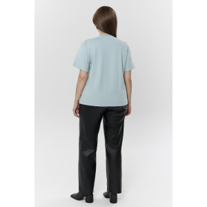 Футболка женская "Дельта" кулирка с лайкрой (р-ры: 46-60) ментоловый