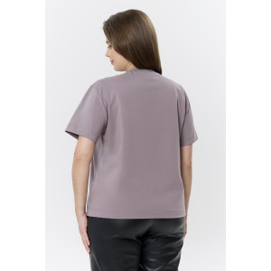 Футболка женская "Дельта" кулирка с лайкрой (р-ры: 46-60) какао