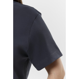 Футболка женская "Дельта" кулирка с лайкрой (р-ры: 46-60) антрацит