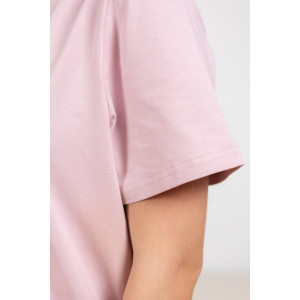 Футболка женская 1905/7 кулирка с лайкрой (р-ры: 48-62) пудровый