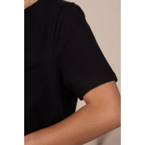 Футболка женская 1905/1 кулирка с лайкрой (р-ры: 48-62) черный