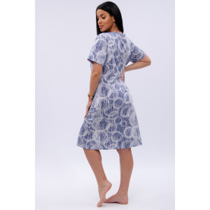 Халат женский "Рената" кулирка (р-ры: 50-60) бабл