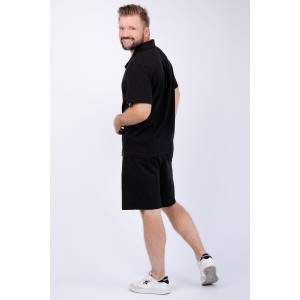 Костюм двойка мужской "Бриони" кулирка (р-ры: 48-58) черный