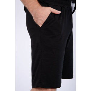 Костюм двойка мужской "Бриони" кулирка (р-ры: 48-58) черный