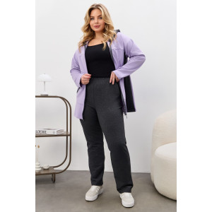 Костюм двойка женский №2146/2 футер 2-х нитка (р-ры: 48-58) сиреневый