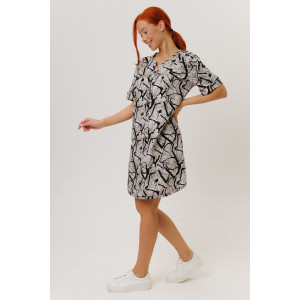 Туника женская №2201/2 кулирка (р-ры: 48-58) бежевый