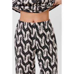 Пижама женская 1866/1 кулирка (р-ры: 46-56) черный