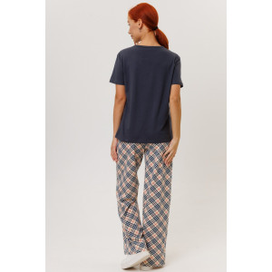 Костюм двойка женский №2260/1 кулирка (р-ры: 46-56) серый