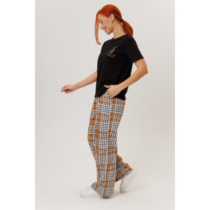 Костюм двойка женский №2260 кулирка (р-ры: 46-56) черный