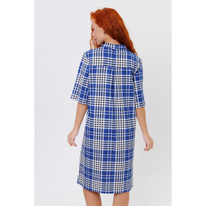 Туника женская №2261/1 кулирка (р-ры: 48-58) синий