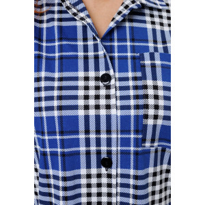 Туника женская №2261/1 кулирка (р-ры: 48-58) синий