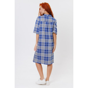 Туника женская №2261/1 кулирка (р-ры: 48-58) синий