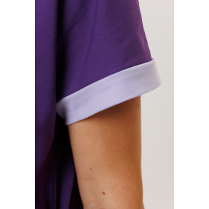 Костюм двойка женский №2150/2 кулирка с лайкрой (р-ры: 48-58) фиолетовый