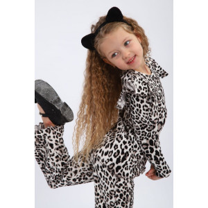 Костюм двойка детский МЛШ "Лео" лапша (р-ры: 104-128) белый