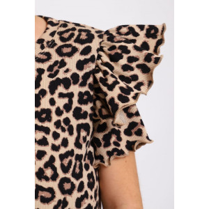 Костюм двойка детский МЛШ "Сабина" лапша (р-ры: 104-128) коричневый