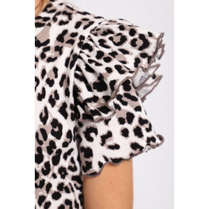 Костюм двойка детский МЛШ "Сабина" лапша (р-ры: 104-128) белый