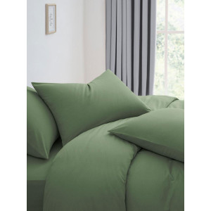 Постельное белье перкаль гладкокрашеный "Зеленый виноград"