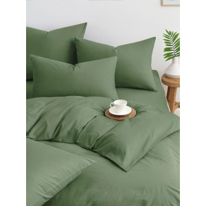 Постельное белье перкаль гладкокрашеный "Зеленый виноград"