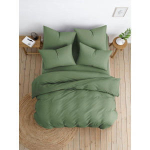 Постельное белье перкаль гладкокрашеный "Зеленый виноград"