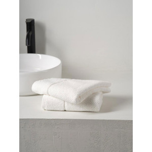 Набор махровых полотенец "Softness-2" белый 2 шт.