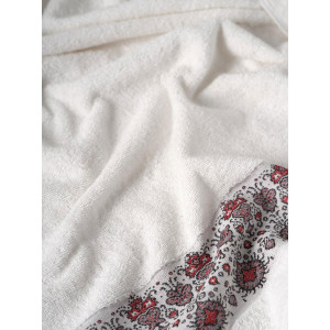 Набор махровых полотенец "Softness" белый 2 шт.